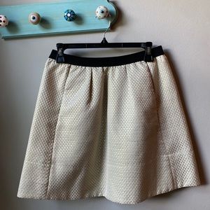 Gold detailed skirt